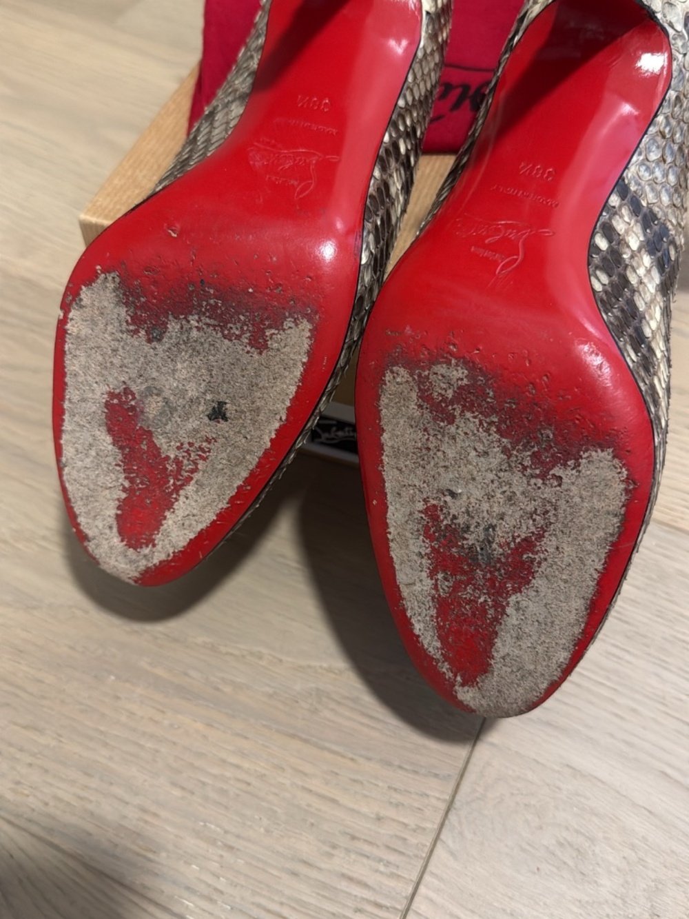 Louboutin simple pump 100 python lucido - Picture 2 of 2